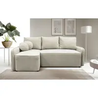 MID.YOU ROHOVÁ SEDAČKA, textil, krémová