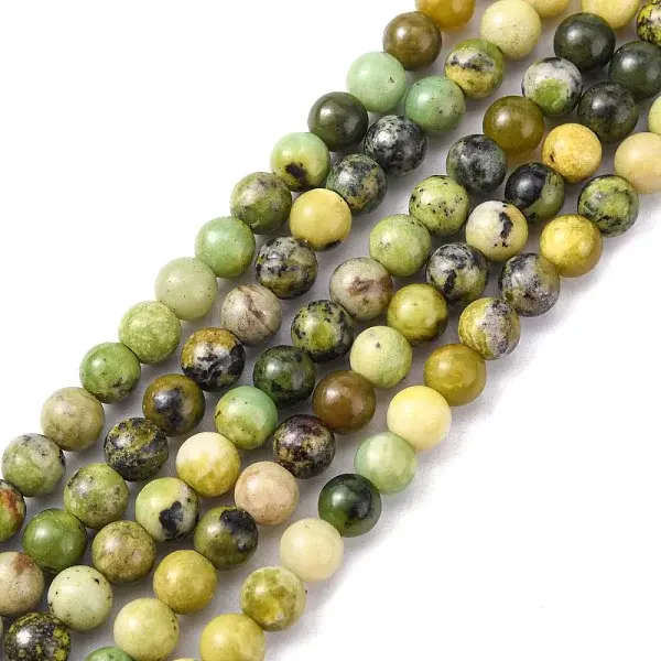 Natural Serpentine Beads Strands