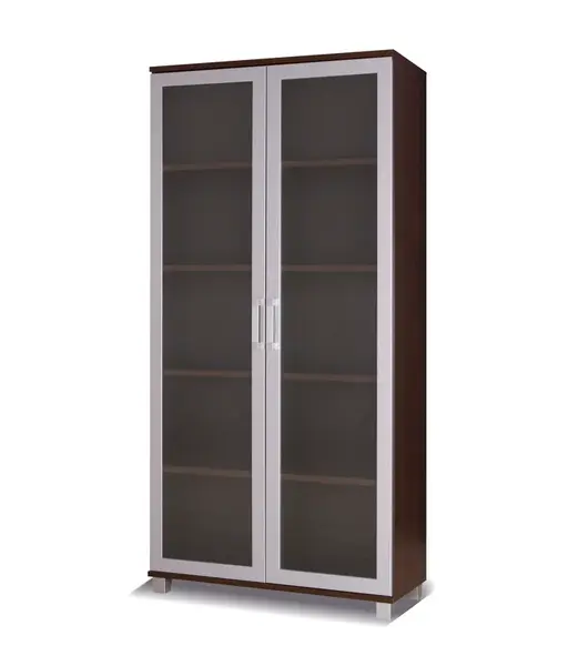 Vitrína Maximus M22 Barva korpusu: kaštan wenge, Rozměry: 100 cm