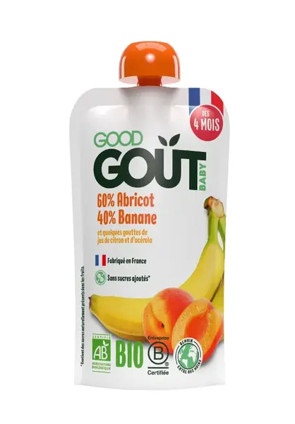 Good Gout BIO Meruňka s banánem 4m+ 120 g