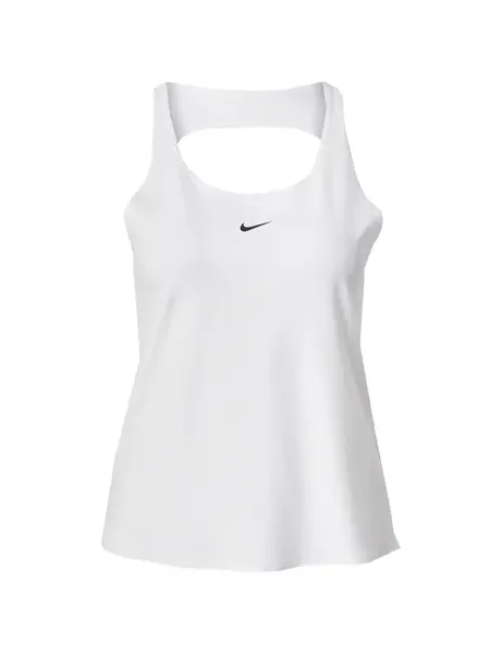 NIKE Športový top  čierna / biela