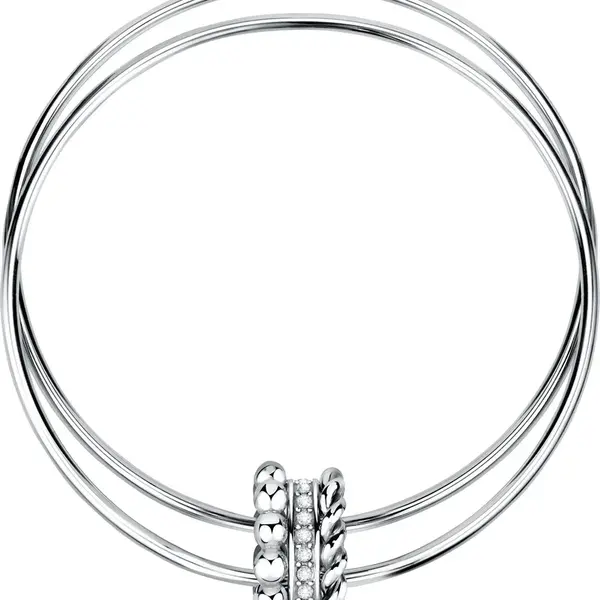 Morellato Moderní ocelový náramek s přívěskem Insieme SAKM 6 cm - S