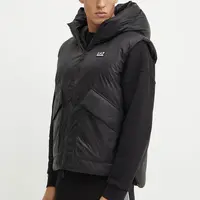 Oboustranná vesta EA7 Emporio Armani černá barva, PNGAZ.6DPQ03