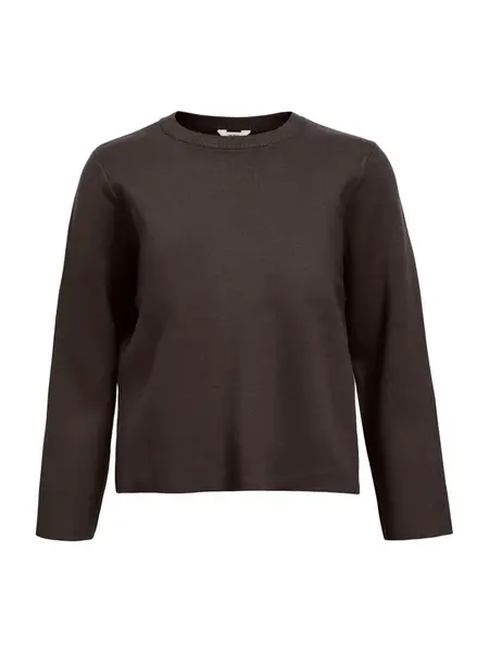 OBJECT Sveter 'OBJREYNARD'  tmavohnedá