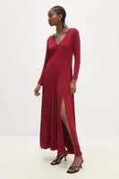 Šaty Answear.LAB oranžová barva, maxi