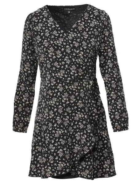 KOROSHI Šaty  čierna / biela