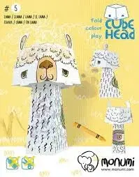 3D Lama k vymalování