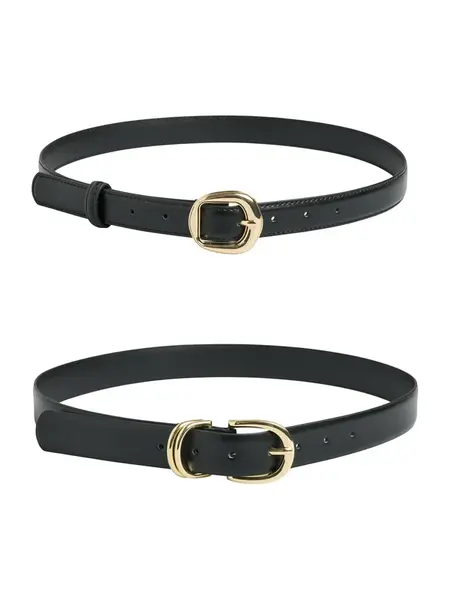 PIECES Opasky  čierna