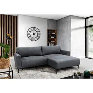 MID.YOU ROHOVÁ SEDAČKA, textil, světle modrá