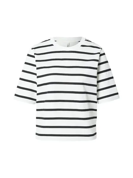 ONLY Tričko 'ONLSOPH'  čierna / biela