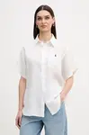Lněná košile Polo Ralph Lauren