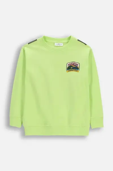 Dětské bavlněné tričko s dlouhým rukávem Coccodrillo