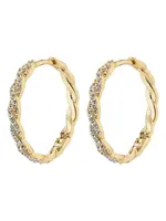 Pilgrim Náušnice 'Ezo'  zlatá