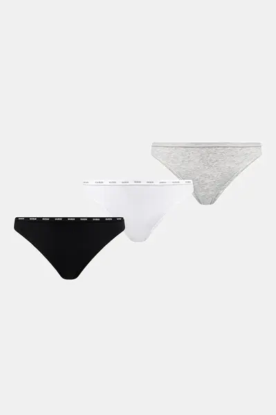 Guess  kalhotky dámské bavlněné s elastanem 3-pack