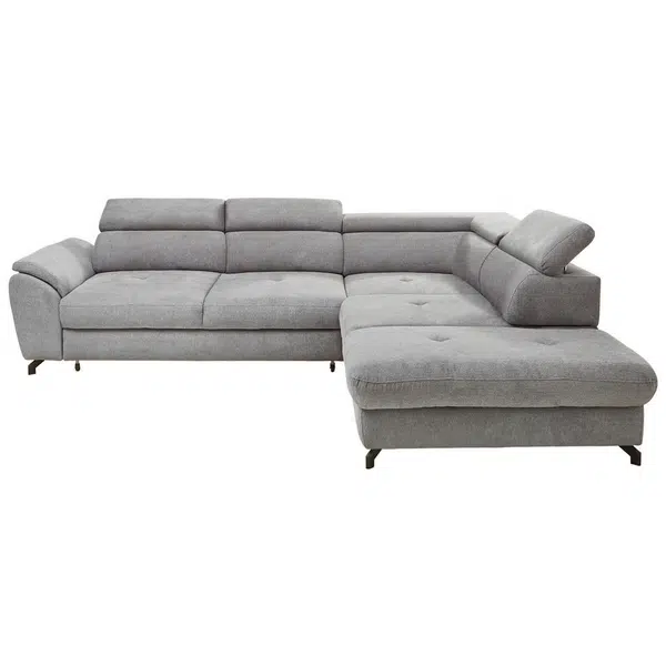 Stylife ROHOVÁ SEDAČKA, textil, šedá