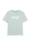 Dětské bavlněné tričko BOSS