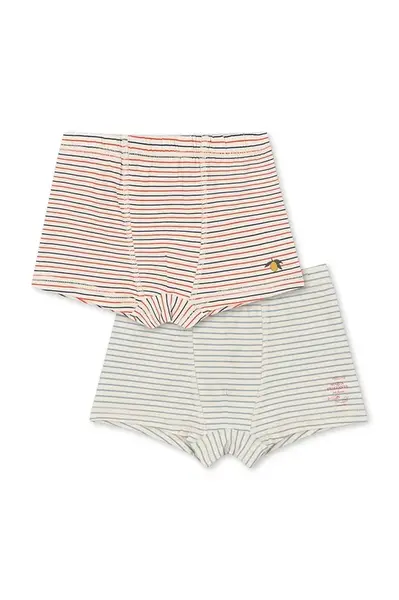 Dětské boxerky Konges Sløjd BASIC 2 PACK BOY BOXERS GOTS 2-pack