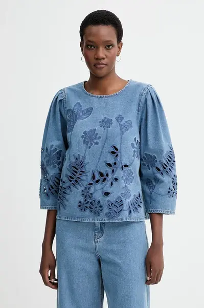 Bavlněná halenka MUNTHE BRAMBLE