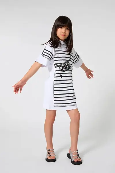 MARC JACOBS Dětské bavlněné šaty Marc Jacobs