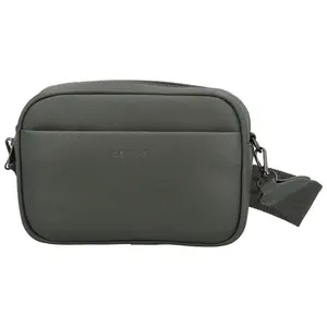 Stylová dámská koženková crossbody kabelka MaxFly Tarja, šedá