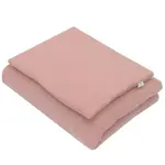 Mušelínová sada s výplní New Baby 80x70 cm růžová