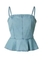 LEVI'S ® Top 'Anderson Flounce Top'  svetlomodrá