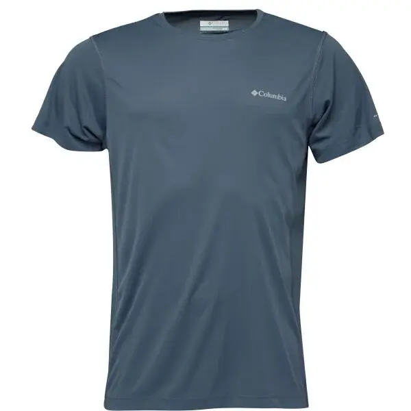 Columbia ZERO RULES™ LIGHT SS CREW Pánské funkční triko, tmavě modrá, velikost
