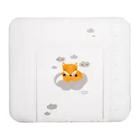 NEW BABY LIŠKA Prebaľovacia mäkká podložka, biela, veľkosť