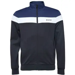 Lotto WARLEY TRACK TOP OPT Pánská mikina, černá, velikost