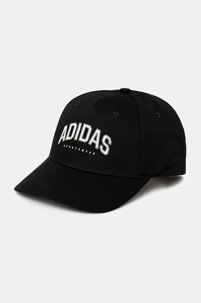 Kšiltovka adidas U VARSITY CAP černá barva, s aplikací, JP4818