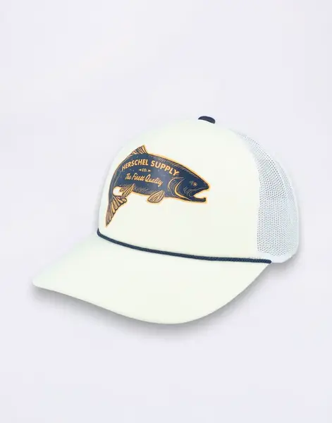 Herschel Supply Marina Mesh Fish Cap Vintage White
