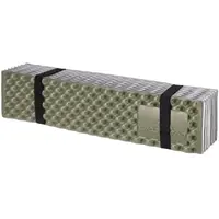 Crossroad FOLD MAT Dvouvrstvá pěnová skládací karimatka, tmavě zelená, velikost