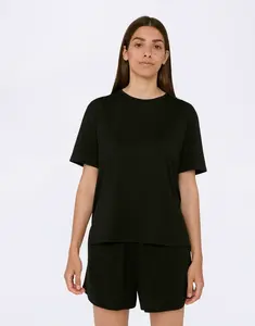 Organic Basics Soft Touch Boxy Tee Black M