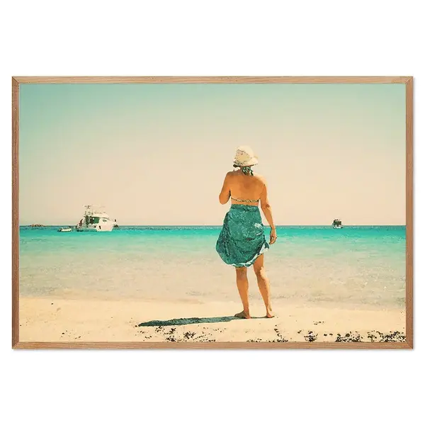 Reprodukce na plátně v rámu