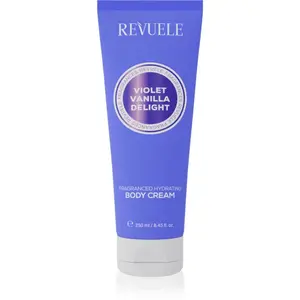 Revuele Violet Vanilla Delight Fragranced Hydrating Body Cream hydratačný telový krém pre ženy 250 ml