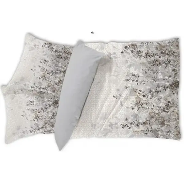 Novel OBOUSTRANNÉ POVLEČENÍ, satén, šedá, 200/200 cm