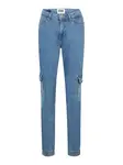 Urban Classics Rifľové kapsáče  modrá denim