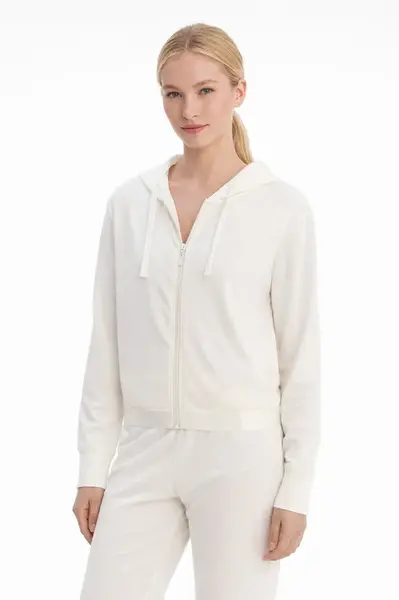 Guess junie full zip sweatshirt l