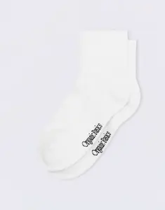 Organic Basics Core Ankle Socks 2-pack White 35-38