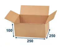 25 ks - Krabice klopová 250x250x100 3VVL