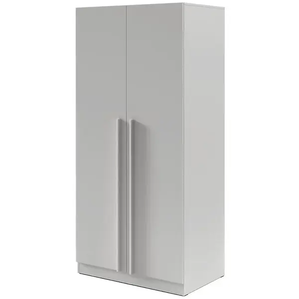 Skriňa Braga 3 (L/P) platinovo sivá