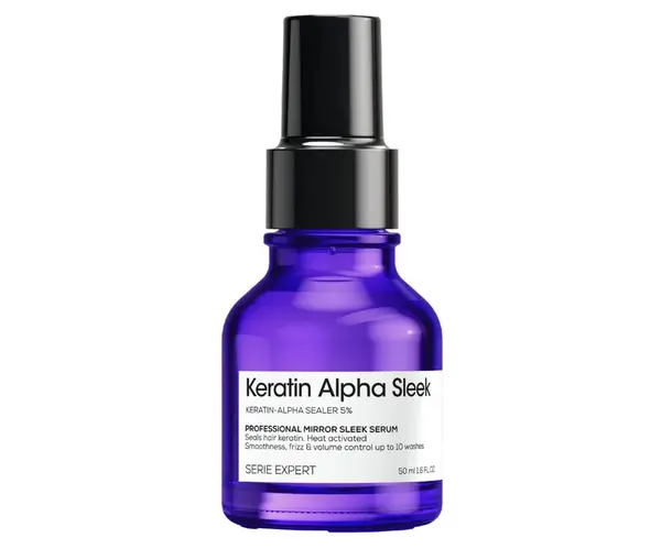 Termoochranné sérum pro uhlazení krepatých vlasů Loréal Professionnel Serie Expert Keratin Alpha Sleek Mirror Serum - 50 ml - L’Oréal Professionnel + 