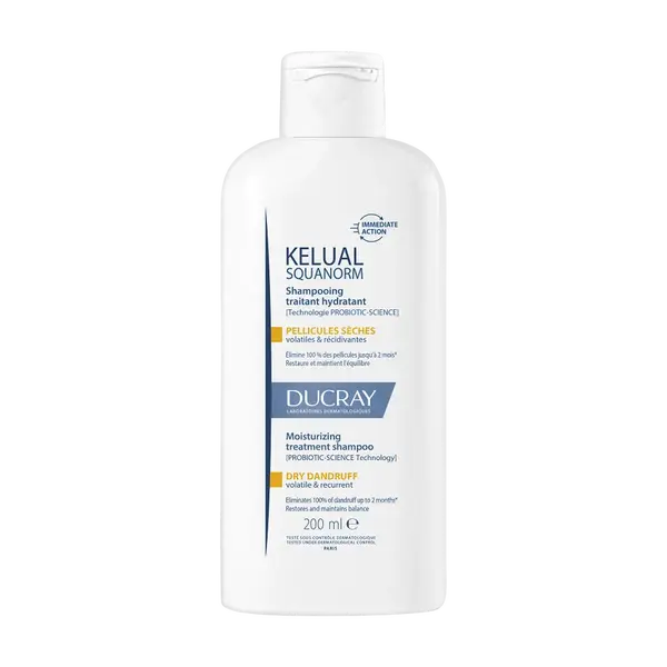 DUCRAY Kelual Squanorm Šampon hydratační suché lupy 200 ml