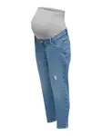 Only Maternity Džínsy 'OLMCatwalk'  modrá denim / svetlosivá