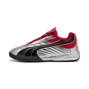 PUMA Športová obuv 'V-S2 Goalgetter'  červená / čierna / strieborná