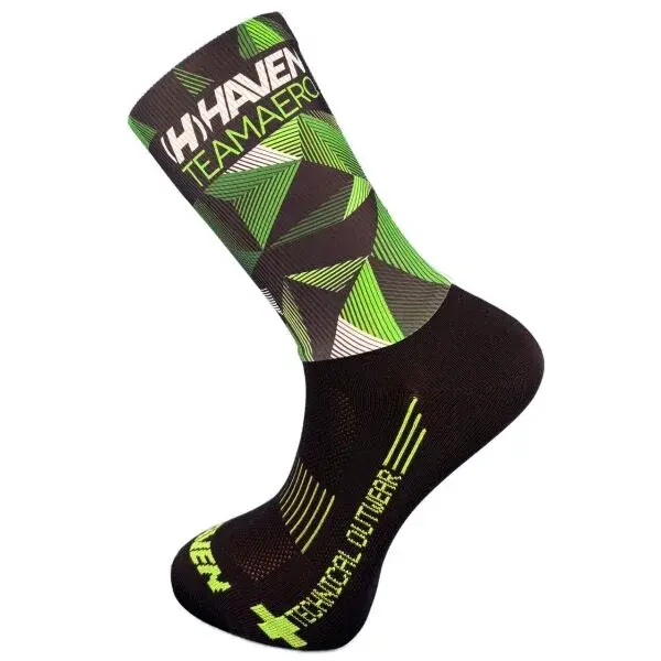 HAVEN AERO Aerodynamické ponožky, černá, velikost