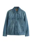 Next Prechodná bunda  modrá denim