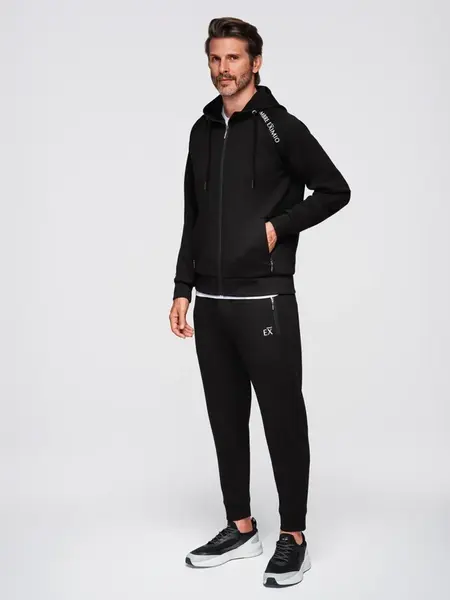 Ombre Men's sweatshirt set hooded sweatshirt + jogger sweatpants