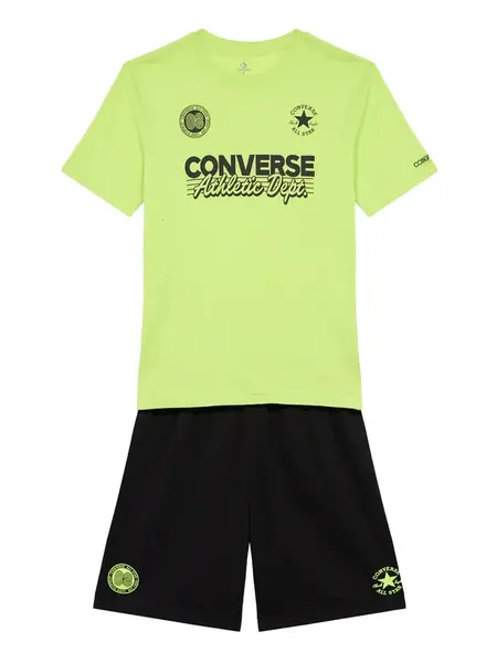 CONVERSE Set  limetová / čierna