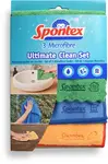 Spontex Ultimate Clean Set utierky z mikrovlákna 3 ks